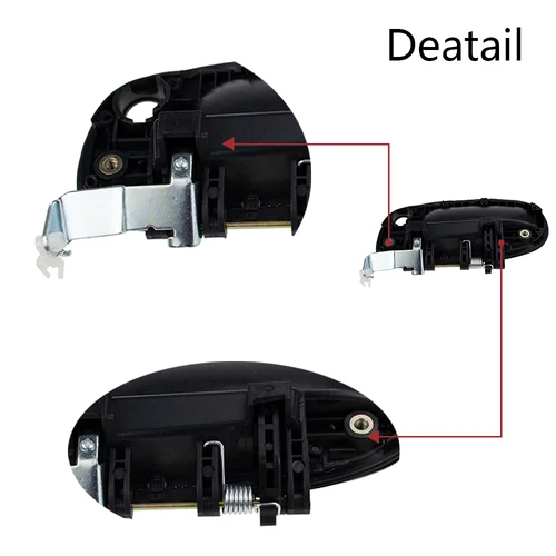 Imagen 2 del producto Manija de puerta Exterior para Hyundai Matrix Lavita 01-10 82660-17000 82650-17000 83660-17000 83650-17000