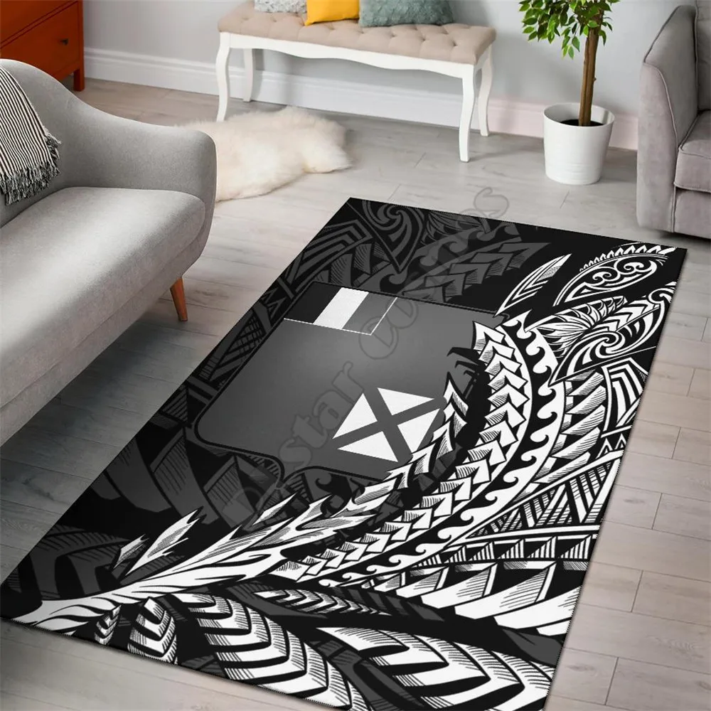 

Wallis and Futuna Area Rug Wings Style Printed Bedroom Non-slip Floor Rug