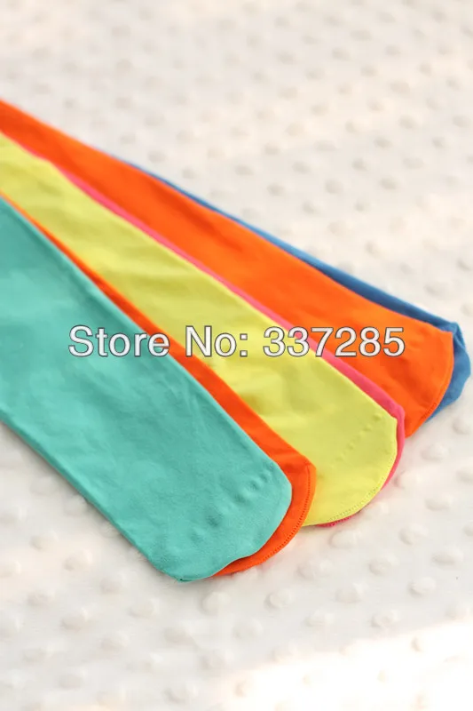 Kinder Mädchen Doppelt zweifarbige AB-Splicing-Samtstrumpfhose Bunte Strumpfhose Колготки Танцы Колготки Для Девочки Meia Infantil – Detail 4