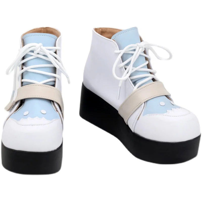 Vtuber Hololive Gawr Gura Cosplay Shoes PU Boots Halloween Cosplay Prop