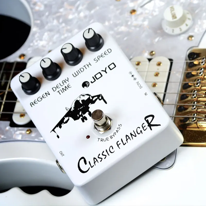 

Classic Flanger Pedal Effect Tremulous Vibratos & Chorus JOYO JF07 Guitar Pedal Effect for Electric Guitar Metallic Flanger