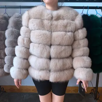 חדש חדש הגעה נשים החורף עבה פרווה מעיל אמיתי שועל פרווה אפוד באיכות גבוהה שועל חזיית פרווה gilet