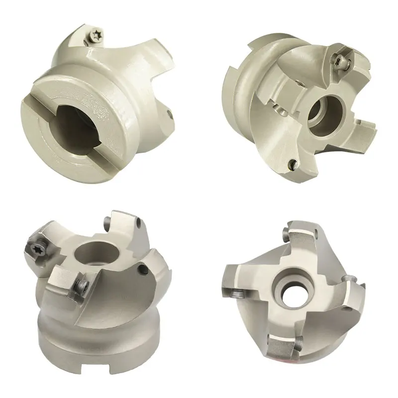 Imagem -03 - Adaptador do Corte do Grau Inserção Contínua Indexável do Carboneto Máquina do Torno do Cnc Cabeça de Trituração da Cara Sekt1204 50 mm 63 mm 80 mm 100 mm Km12 45