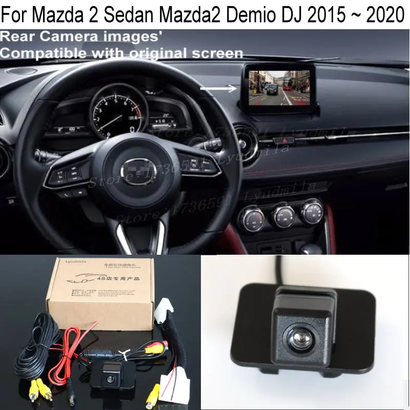 For Mazda 2 Sedan Mazda2 Demio DJ 2014 ~ 2021 28 Pin Adapter cable Compatible With Original Car Screen Monitor Rear view Camera