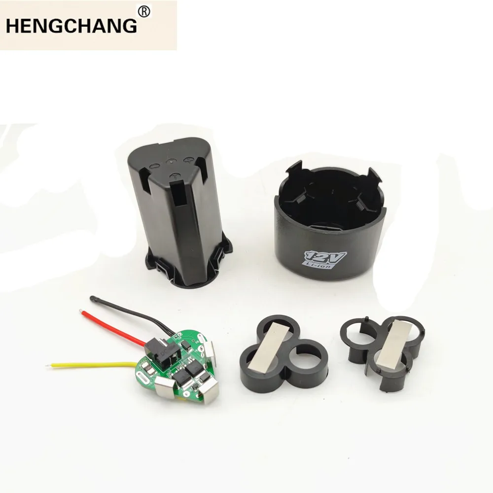 ドライバー3s bms 12.6v 18650,バッテリー収納ケース付き電気ドリルpcb,ニッケルアクセサリー