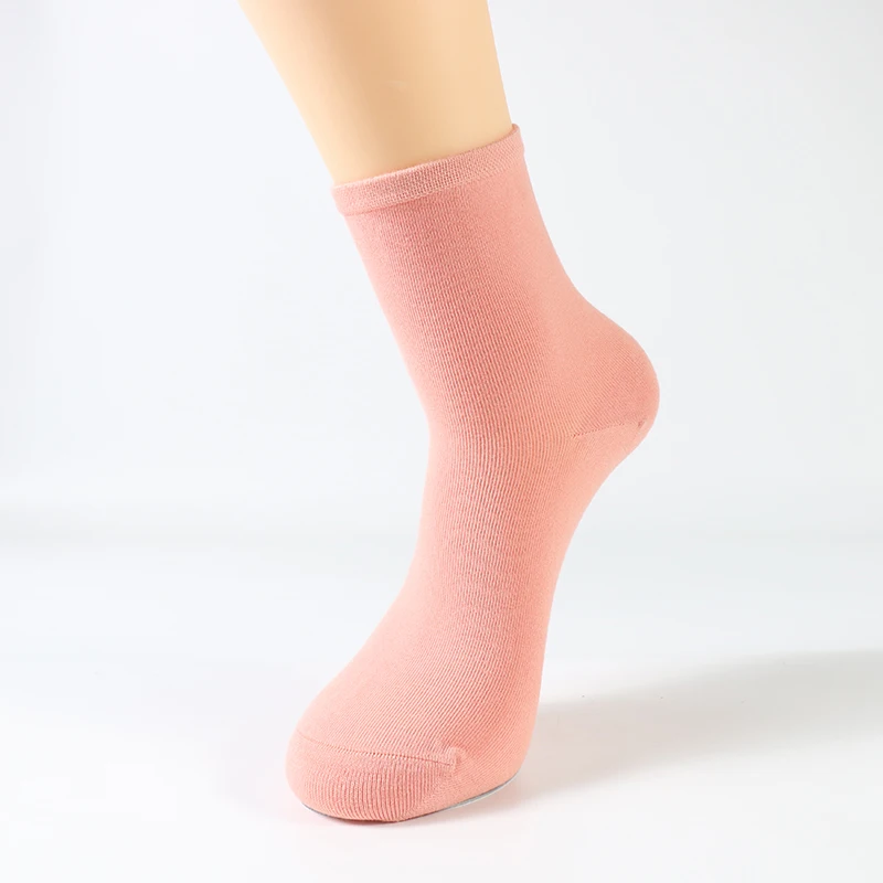 DONG AI 1 Pairs Solid Candy Color Plain Socks Autumn New Harajuku Women's Socks Autumn Casual Cotton Sox Winter Fashion Sock