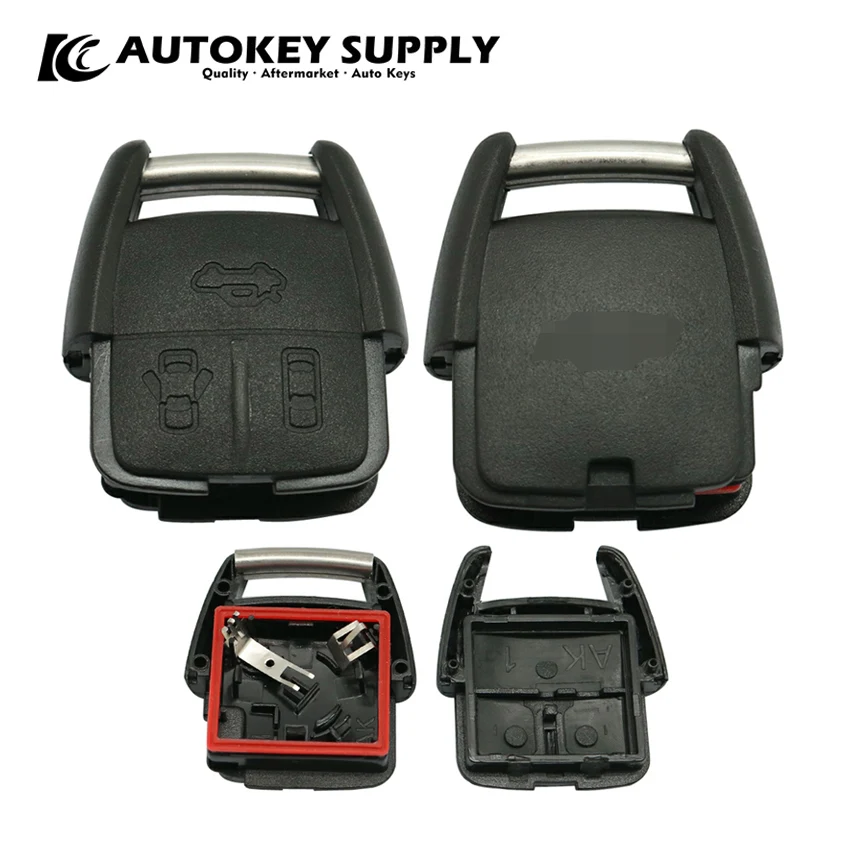 

For Chevrolet 3 Button Remote Controle With Battery Holder Autokeysupply AKGMS240