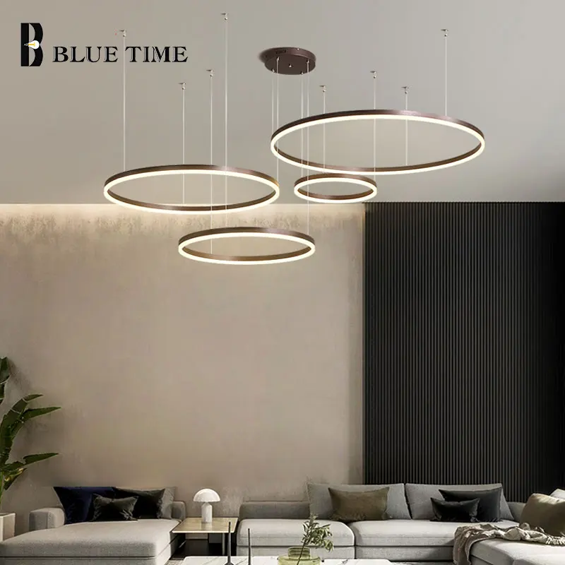 Gold Lamp Modern Chandelier Led Indoor Lustre 110v 220v Ceiling Chandelier Lighting for Living room Dining room Bedroom Kitchen