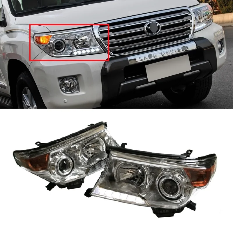 OEM LED Head Lamp Assembly For Toyota Landcruiser LC200 FJ200 2008-2015 Headlights Headlights DRL Headlamps Auto Accessories