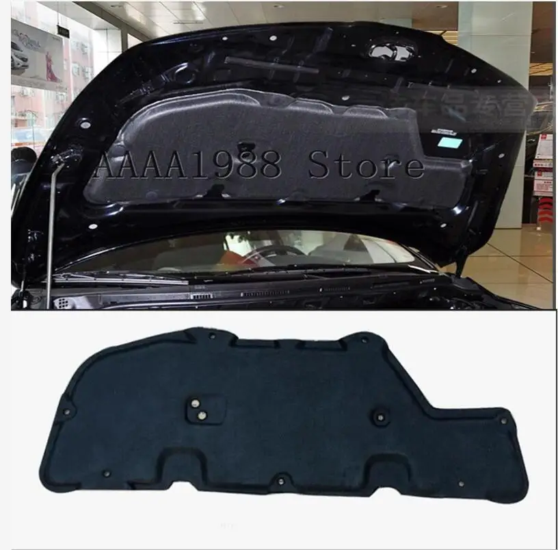 

For Nissan Tiida C11 2005-2011 Car Heat Sound Insulation Cotton Front Hood Engine Firewall Mat Pad Cover Noise Deadener