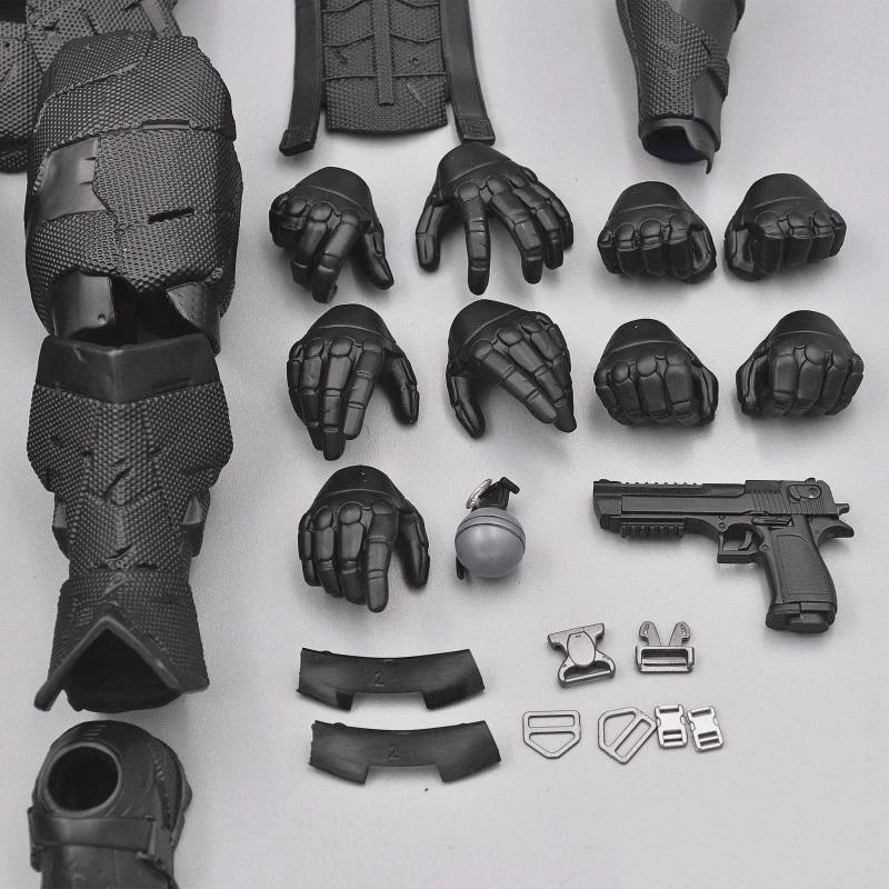 New Arrival 1/6th Model Death Knell All Black Heavy Armor Equipment Complete Mech Full Set For Fans Collection