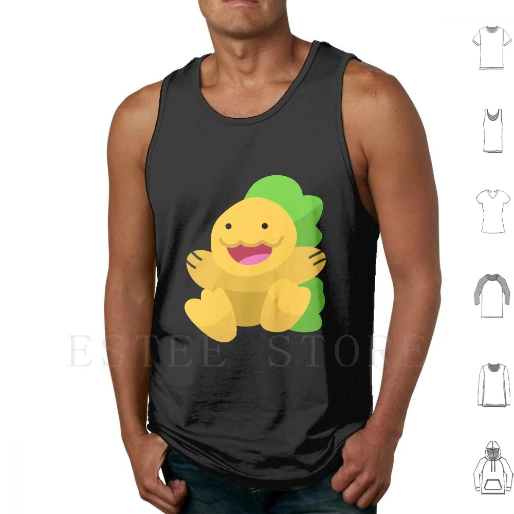 Dinosaur Tank Tops Vest Sleeveless Fruity Fun Dinosaur Cute Creatures