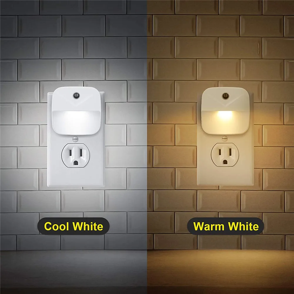 EU US Plug Night Light Mini Square Motion Sensor Light 220 V Bedroom Lamp Nightlight For Children Kids Bedside Bedroom Lighting