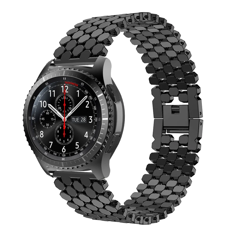 Metal belt watch Band for Samsung Gear S3 Frontier Galaxy 46mm Wristband Replacement watchband For Huawei Watch GT band Bracelet