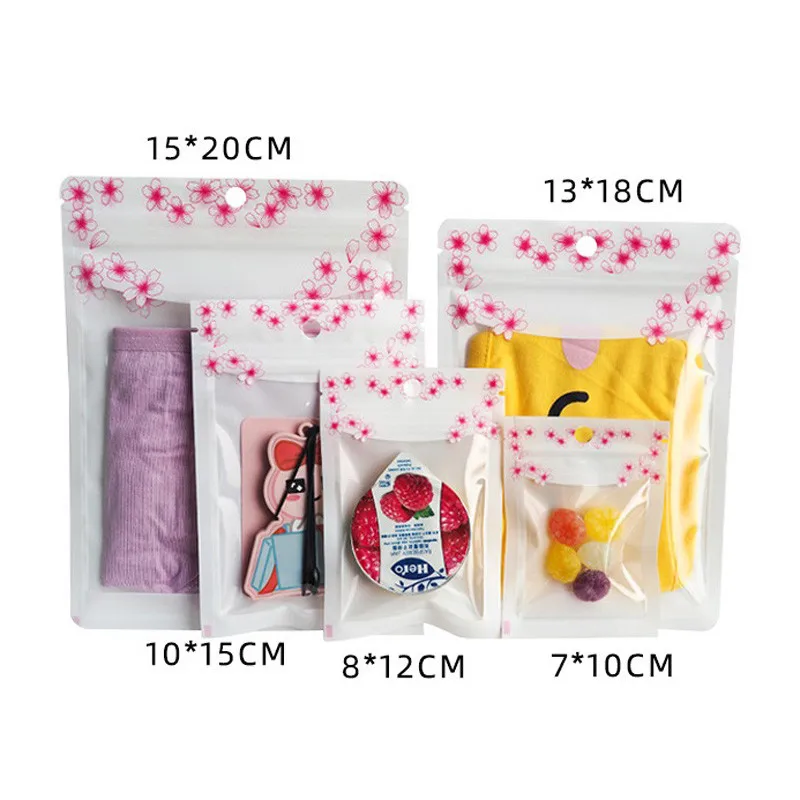 1000Pcs/Lot Clear Transparent Self Sealing Bag Resealable Food Candy Cookie Jewelry Gift Bags Packing Card Sock Plastic Bag