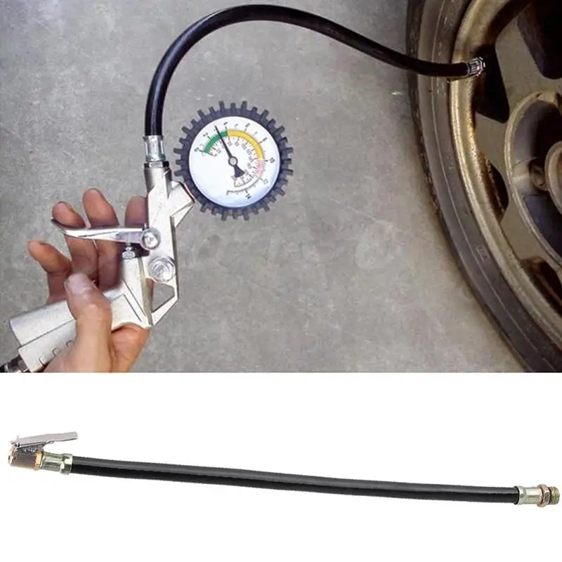 14.6 Inch Flexible Rubber Tyre Valve Extensions Tube Adapter Car Wheels Universal Valve Inflate Extender Pipe