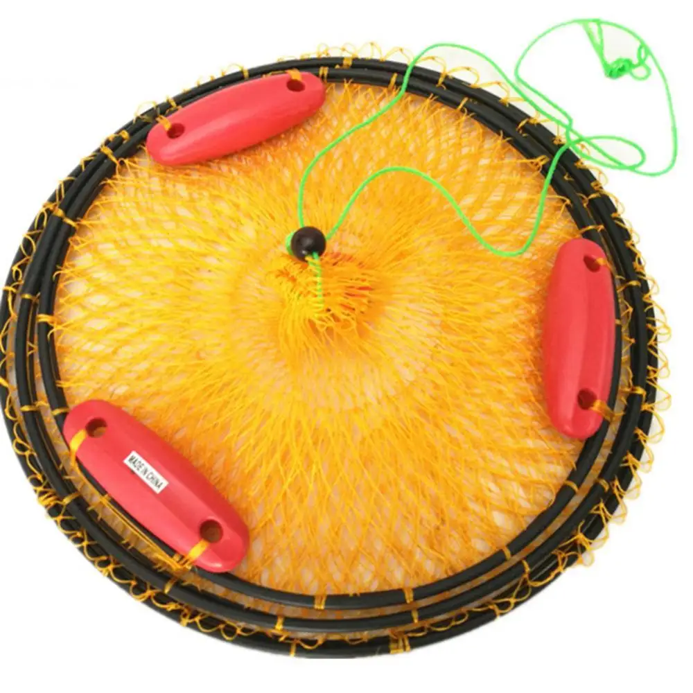 

Dropshipping!! Hot! 2 Layers Portable Foldable Fishing Floating Net Fish Shrimp Mesh Cage Trap