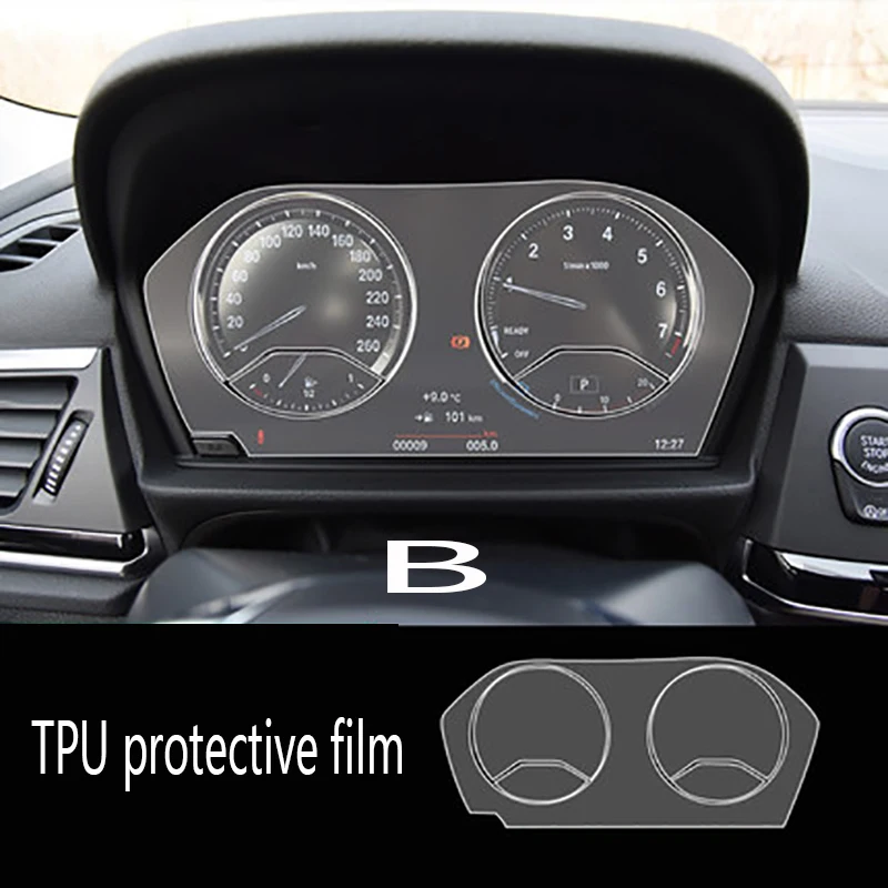 

For BMW F20 Series 1 2016 17 2018 Automotive interior Instrument panel membrane TPU LCD screen protector Decorative Anti-scratch