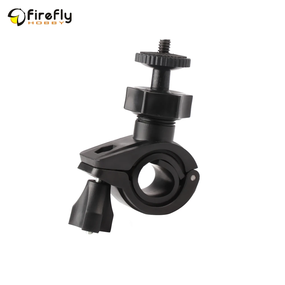 Bicycle Clamp Camera Mount Holder Clip 1/4in Adapters for POCKET 2/FIMI PALM 2/OM 4/Insta360 One X2/X/OSMO Mobile 2 3