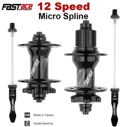 Fastace DA201 MTB Hub 12-Speed 32 Holes Mountain Bicycle Cube 12S Freehub Front Rear MS Micro Spline Bike Cubes