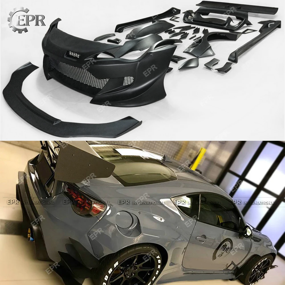 

Для Subaru BRZ/Toyota FT86/GT86/Scion FRS RB Ver 3, полный широкий комплект кузова | Обновление стайлинга внешней части кузова