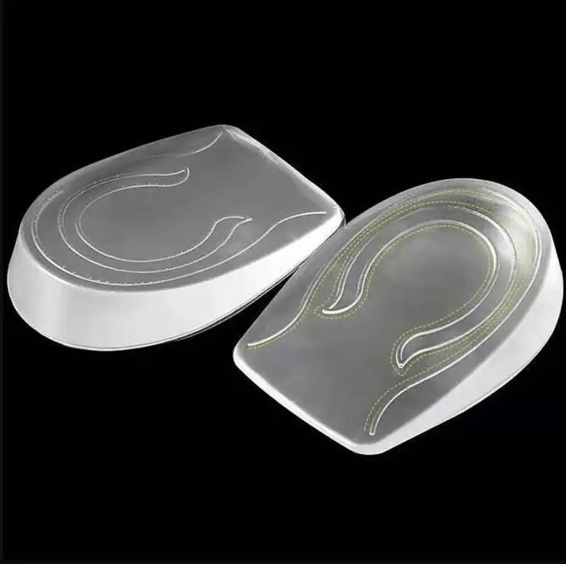 Silicone Gel Height Increase Insole Heel Lifting Inserts Shoe Foot Care Protector Elastic Cushion Arch Support Insert for Unisex