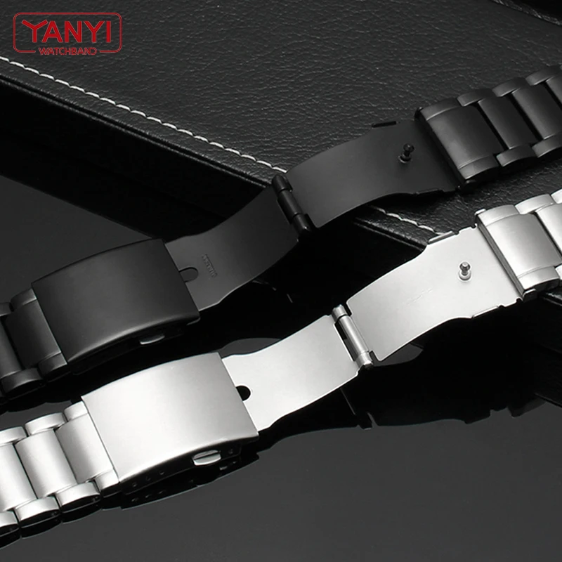 plain end Stainless steel bracelet solid metal watchband 22 24 26 28mm watch strap for diesel DZ4209 DZ4215 DZ1844 watches band