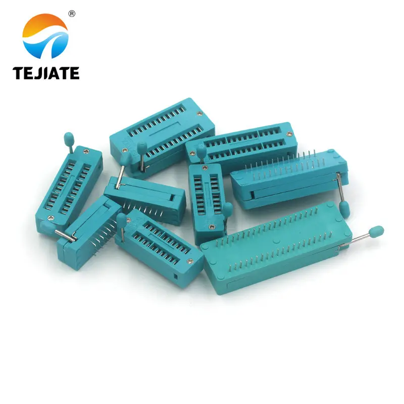 1 Pcs Ic Base di Bloccaggio Mobile Presa Singola Macchina Chip di 14/16/18/20/24/ 28/40P Prova Piedistallo