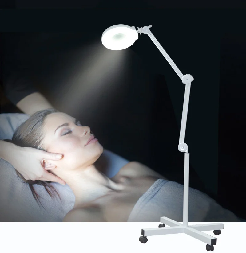 Lampada a luce fredda pieghevole a LED di bellezza Wenxiu tatuaggio Manicure per unghie protezione degli occhi portatile lampada da pavimento per salone di bellezza