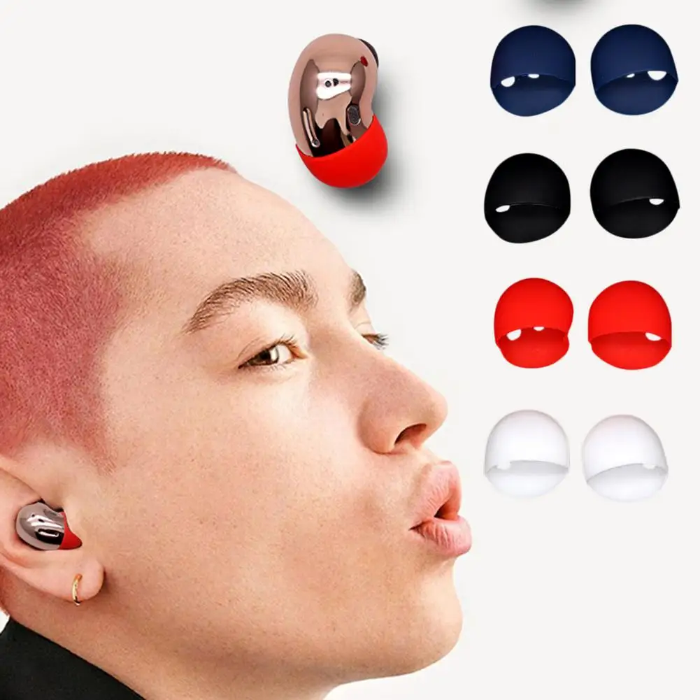 2PCS Silicone Ear Pads For Samsung Galaxy Buds Live Ear Caps Wireless Bluetooth Earphone Protective Case Earpads Earbuds Caps