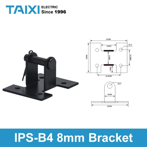 Imagen 2 del producto Actuador lineal eléctrico de 6MM, soporte de montaje del Motor, columna de elevación 6000N, 8MM, 10MM, base de asiento de soporte fijo, placa inferior fija