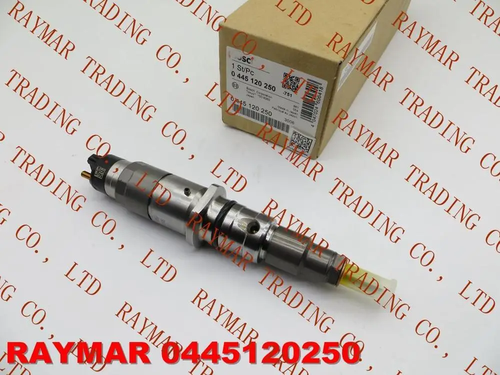 Genuine common injector 0445120060, 0445120250 for 3977080, 4983267, 5263321, DAF 1703934