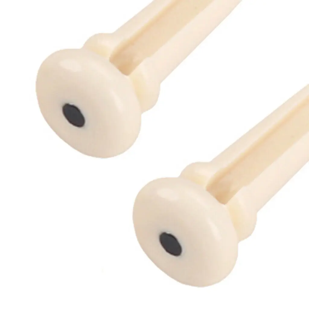 4 pçs substituição acústico baixo guitarra pinos ponte de plástico com 1 pacote sela para baixo guitarra