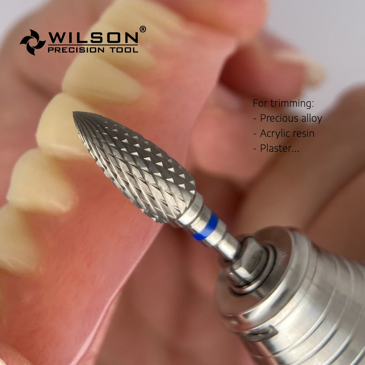 WilsonDental 5000360 Tungsten Carbide Dental Burs for Trimming Plaster/Acrylic/Metal