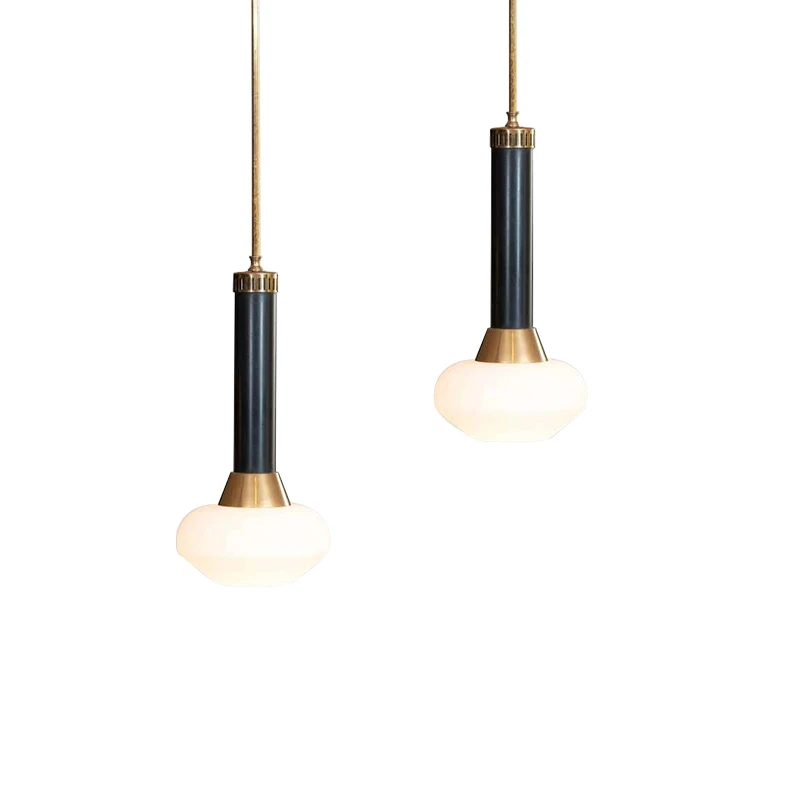 

Modern Glass Pendant Lights Vintage Hoop Gold Nordic LED Hanging Lamp for Living Room Home Loft Industrial Decor Luminaire