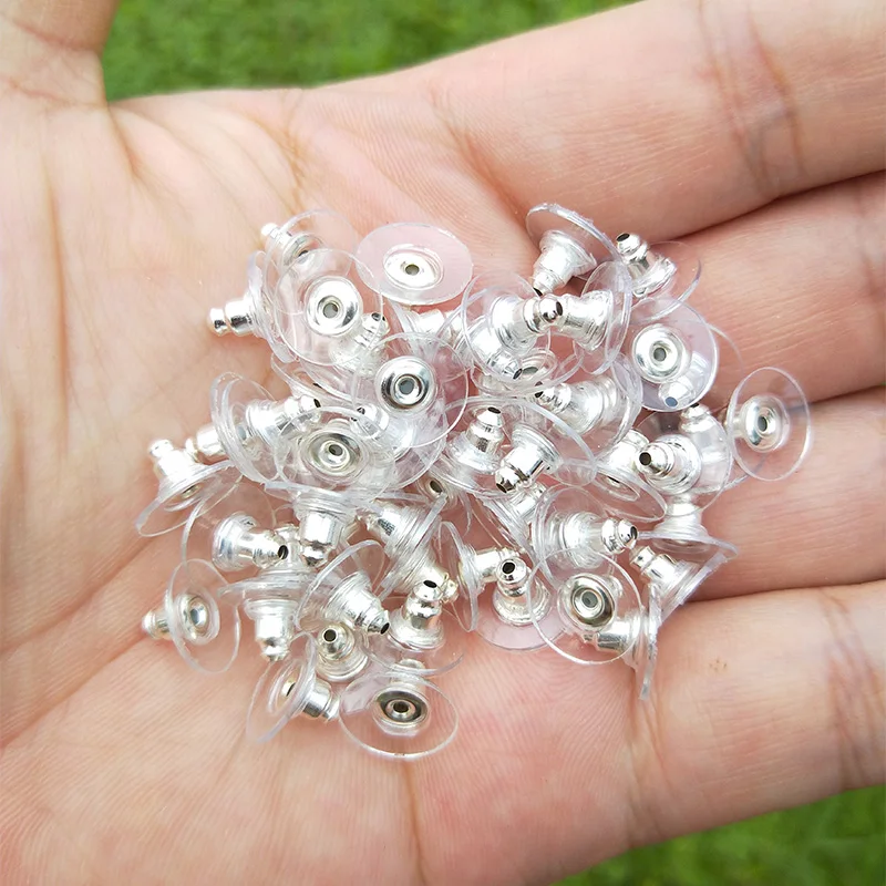 Stud cap Earring Back Plug Cap Lifters Earring Backs Hooks Stoppers earplugs DIY Making Jewelry Findings Accessories