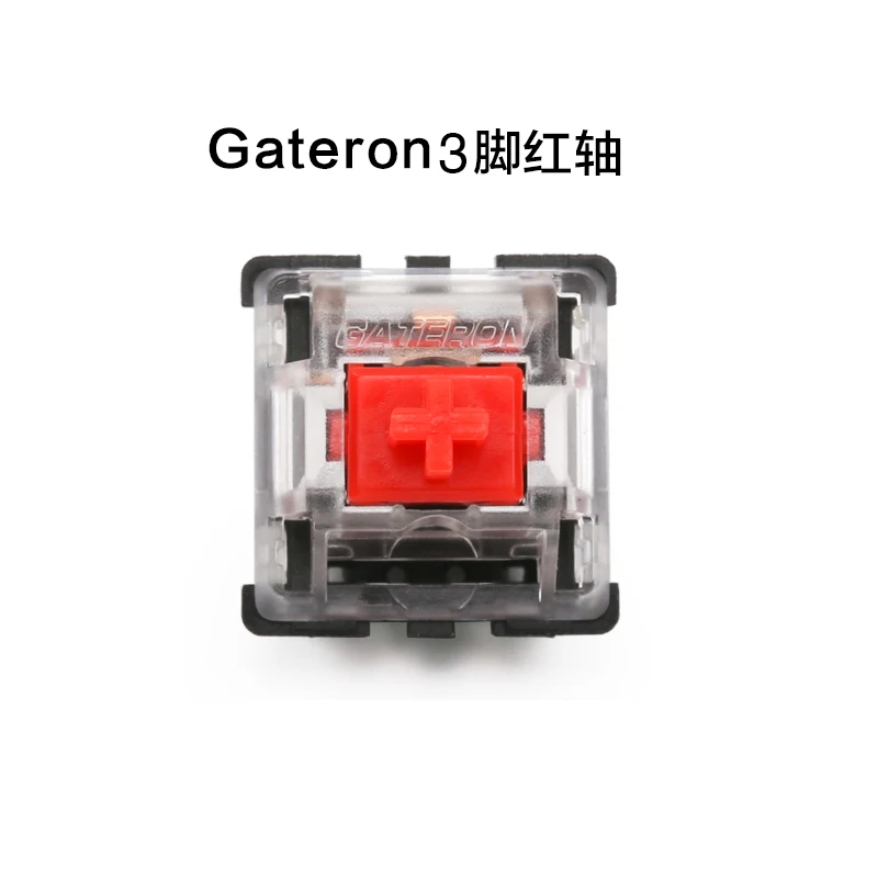 Gateron switch 3 pin transparent case blue red black brown green white yellow switches mechanical keyboard cherry mx compatible