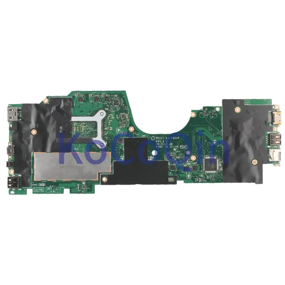 For LENOVO YOGA 380 X380 8GB Notebook Mainboard SR3L9 I5-8350U 02DA016 DTZS1 LA-F421P With 8G RAM Laptop Motherboard