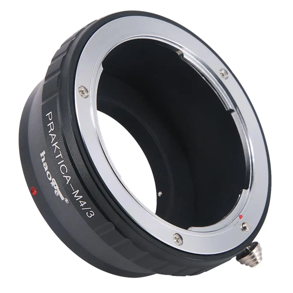 Haoge Manuelle Objektiv Mount Adapter für Praktica B PB Montieren Objektiv Olympus und Panasonic Micro Four Thirds MFT M4/3 M43 Kamera