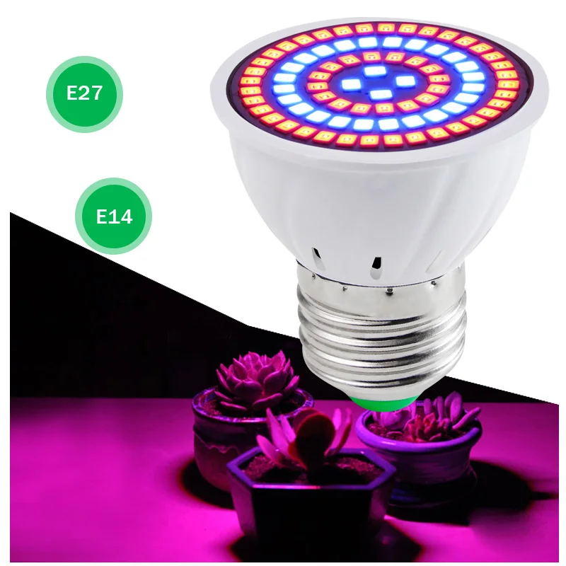 Phyto Led Hydroponic Growth Light E27 Led Grow Bulb MR16 Full Spectrum 220V UV Lamp Plant E14 Flower Seedling Plant growth tent