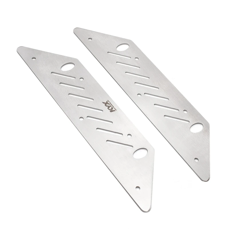 KYX Racing Stainless Steel Frame Protector Chassis Guard Board for 1/10 Rc Crawler Car Axial Capra Unlimited Trail Buggy UTB