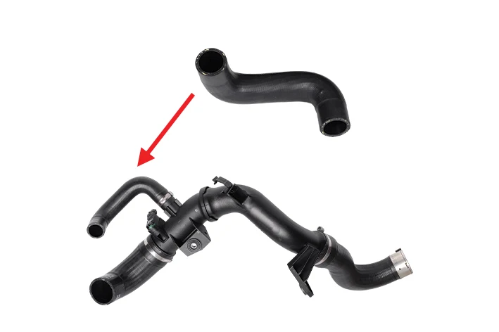 TURBO HOSE EXCLUDING PLASTIC PIPE SMALL HOSE SHOWN WITH ARROW 52018234