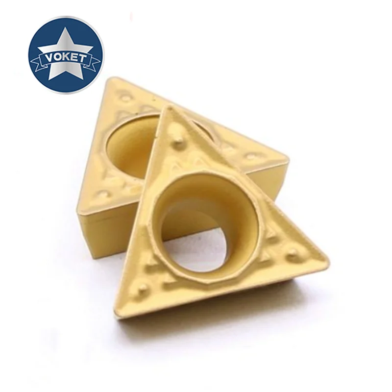 VOKET lama Noioso TCGT TCMT TPGH 090204L a terra di precisione lama in ceramica CNC tornio in metallo duro lama rotante