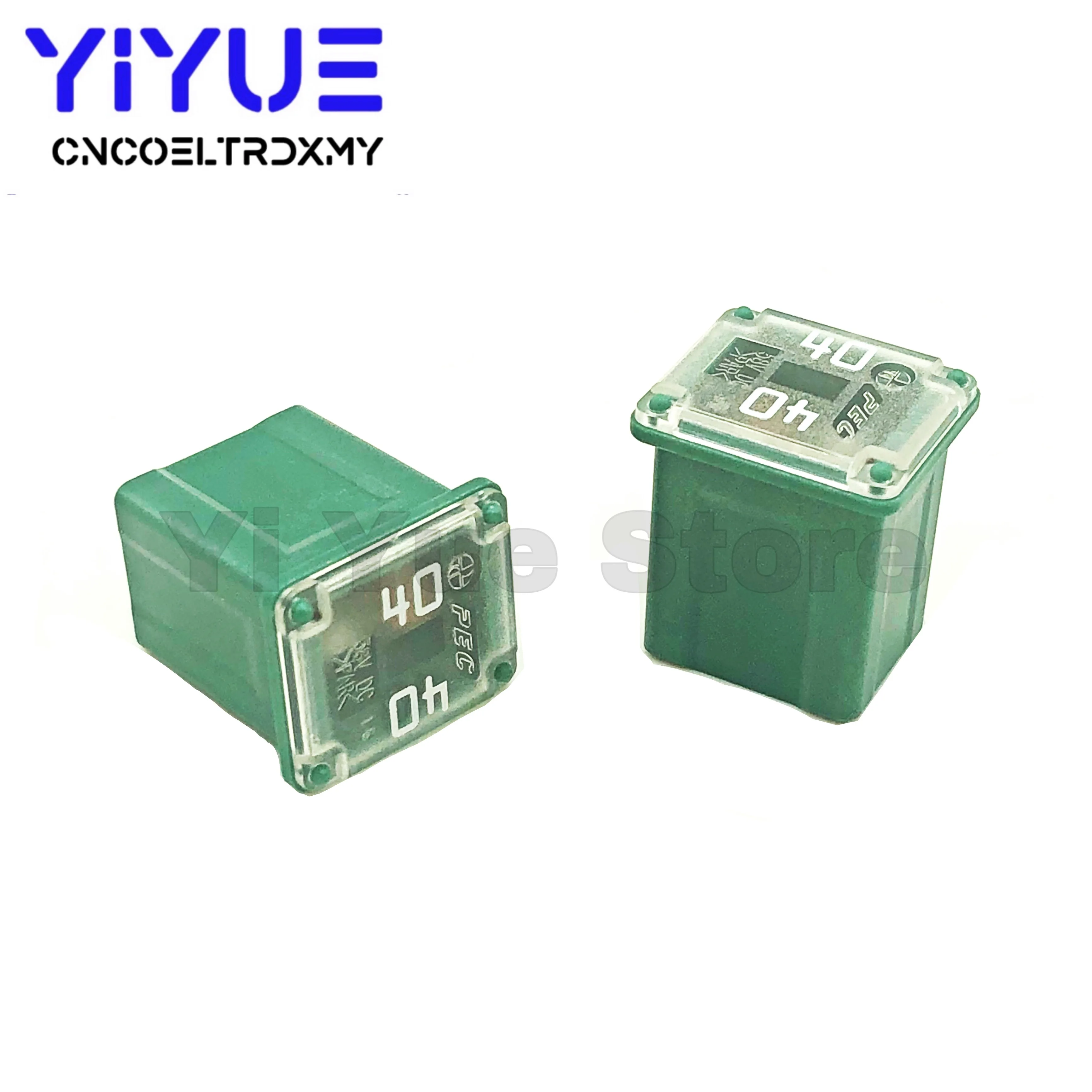 1PC PEC LPJ 20A 30A 40A 50A 60A ประกันอัตโนมัติฟิวส์สแควร์หลอดกล่องฟิวส์กันน้ําสําหรับ Nissan Honda Toyota,ซ็อกเก็ตอุปกรณ์เสริม