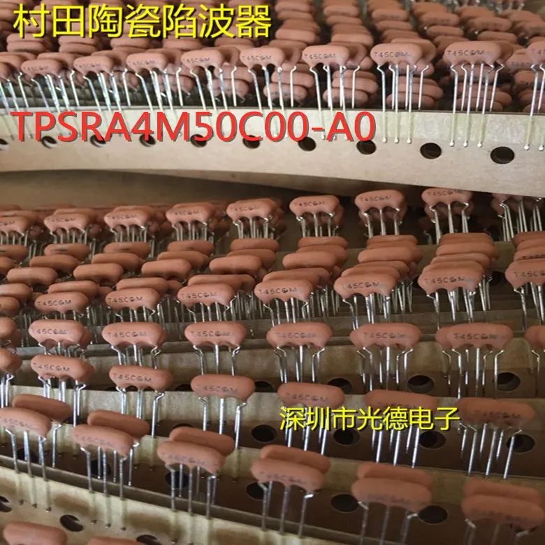 100PCS/ TPSRA4M50C00-AO ceramic trap T4.5C 4.5MHZ 4.5M original Murata DIP-3P