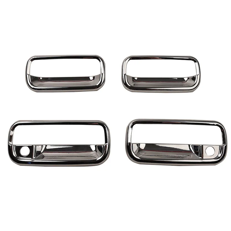 Car Exterior Door Handles Electroplated Handle Decorative Stickers for Toyota HILUX SURF LN185 1996 1997 1998 1999 2000