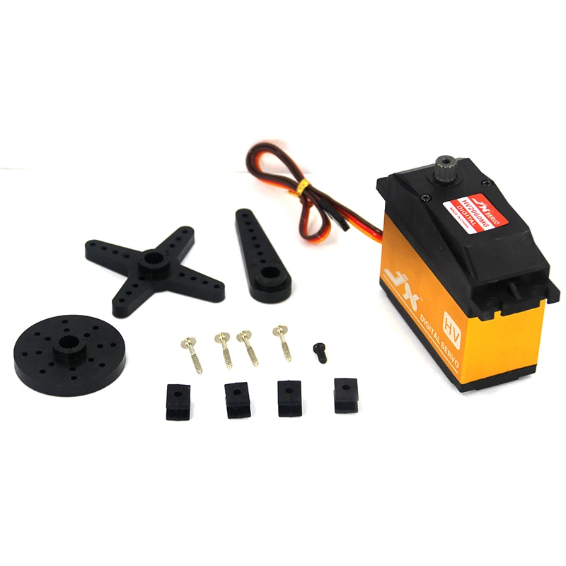 JX-Servo PDI-HV2060MG para helicóptero teledirigido, Servo Digital 180 DE ALTO Torque de 60KG, piezas para modelo de helicóptero teledirigido 1/5, Envío Gratis