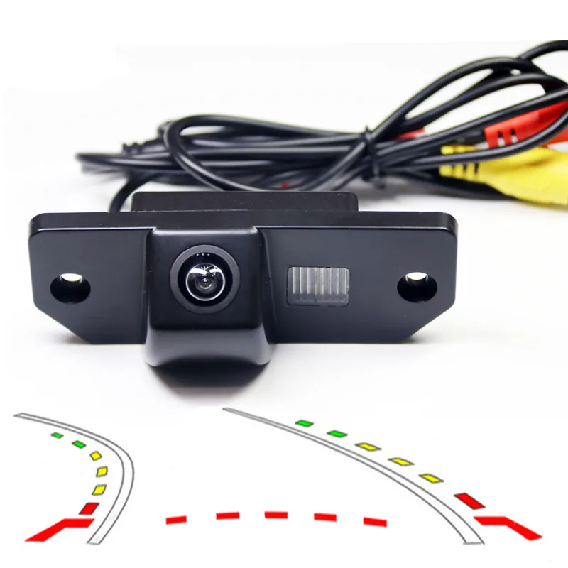 Dynamic Trajectory Tracks Ccar Rear View Parking Camera For Ford Focus Sedan 2 3 2008 2009 2010 2011 2012 C-Max C Max Mondeo