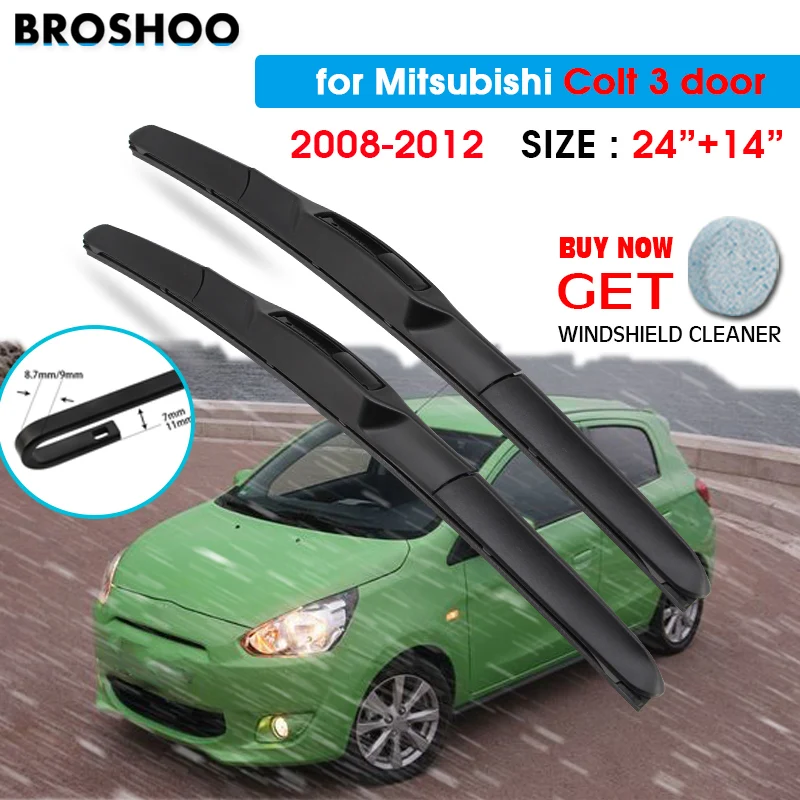 Car Wiper Blade For Mitsubishi Colt 3 door 24