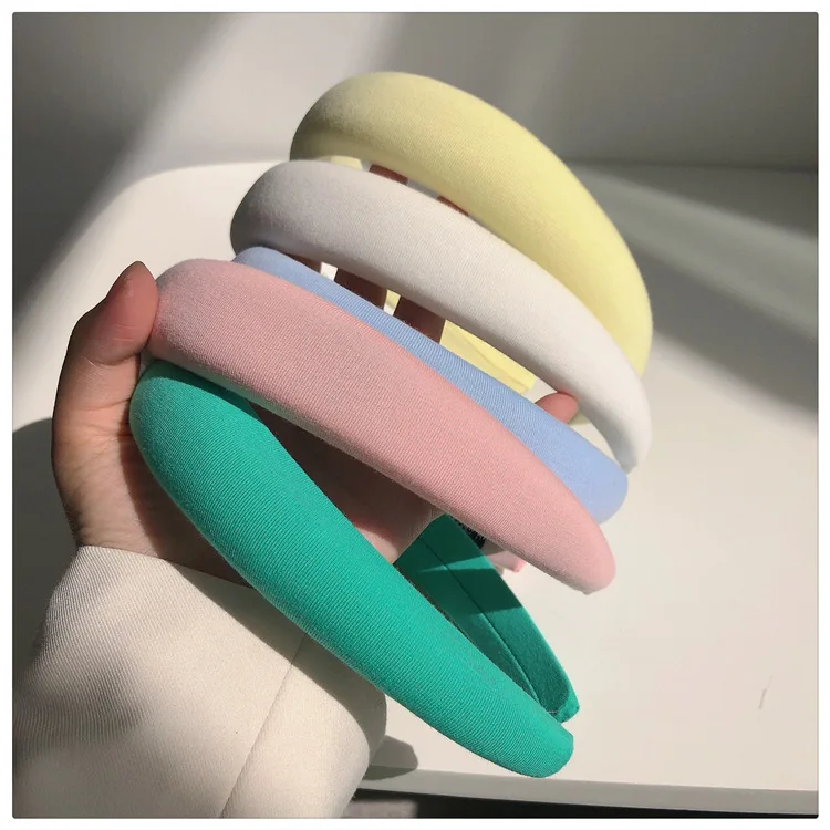 Fashion Wide Summer Soft Sponge Hair Hoop Go Out Korea Cute Headband Press Hair Bands Headbands for Hair Woman Hair Accessories